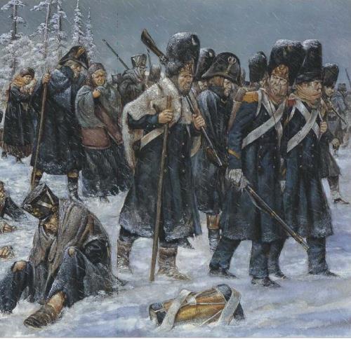 retraite de russie des soldats de napoleon